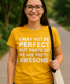 Lustiges T-Shirt I may not be perfect