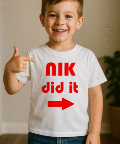 Lustiges Kinder T-Shirt did it mit eigenem Namen