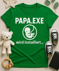 Papa.exe wird installiert – Lustiges Vater T-Shirt