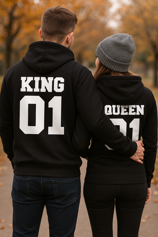 KING 01 & QUEEN 01 - Hoodie-Set