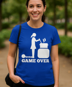 Spiel Vorbei - Lustiges T-Shirt für echte Game Over Momente