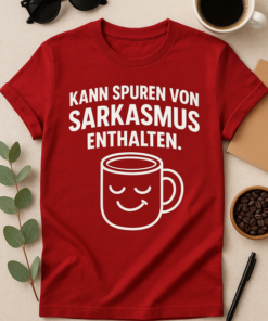 Kann Spuren von Sarkasmus enthalten - T-Shirt