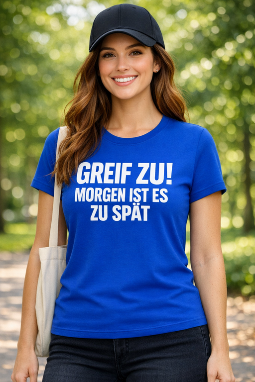 Lustiges T-Shirt Schnapp mich solange du kannst