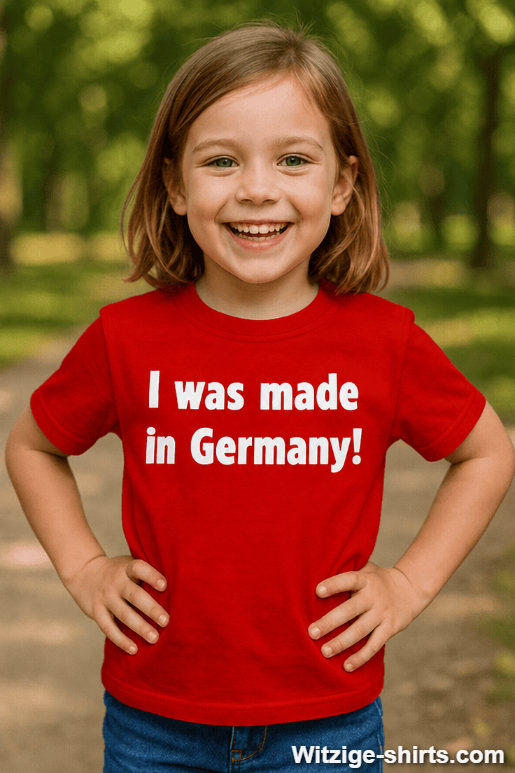Kinder T-Shirt I was made in Germany