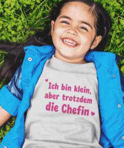 Kinder T-Shirt Klein aber die Chefin