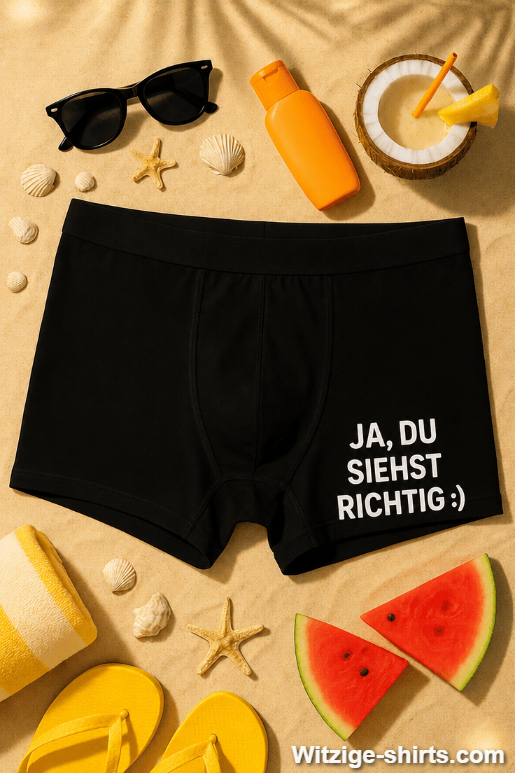 Lustige Boxershorts ja du siehst richtig