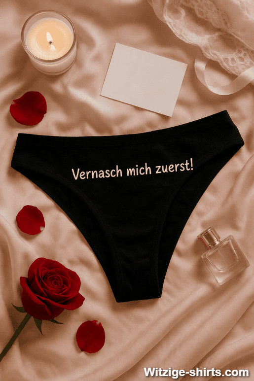 Lustige Damen Unterwäsche Vernasch mich zuerst
