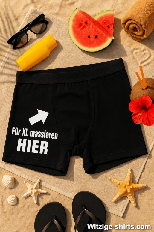 Lustige Herren Boxershorts XL hier massieren
