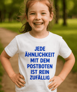 Lustiges Kinder T-Shirt Ähnlichkeit mit Postboten