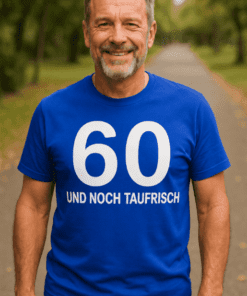 Lustiges T-Shirt 60 und noch taufrisch