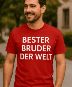 Lustiges T-Shirt Bester Bruder der Welt