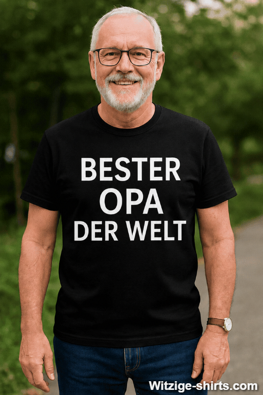 Lustiges T-Shirt Bester Opa der Welt