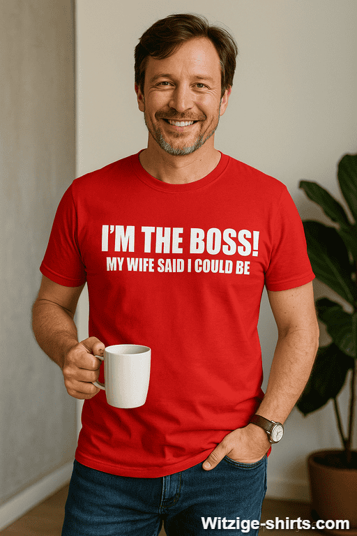 Lustiges T-Shirt I'm the Boss