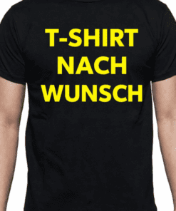 Lustiges T-Shirt mit eigenem Wunschtext