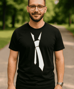 Lustiges T-Shirt Modische Krawatte