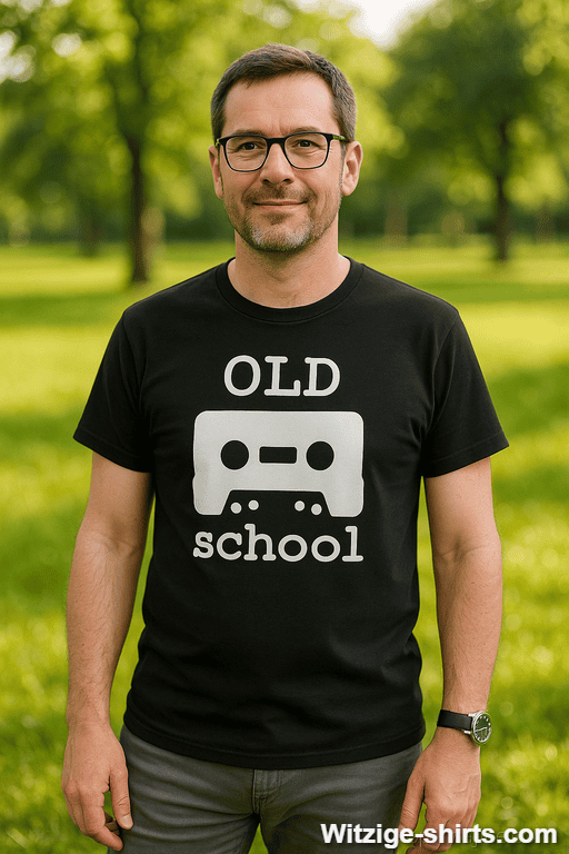 Lustiges T-Shirt Old School