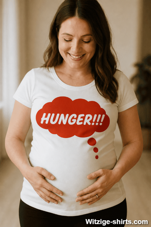 Schwangerschafts T-Shirt Baby hat Hunger