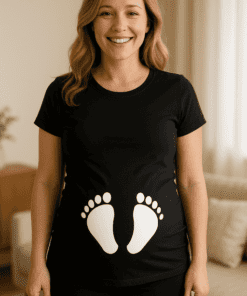 Schwangerschafts T-Shirt Babyfüße