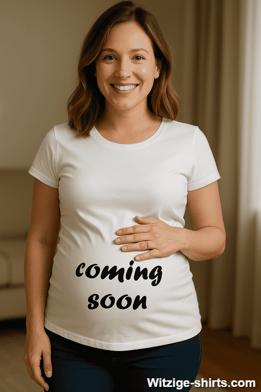 Schwangerschafts T-Shirt Coming Soon