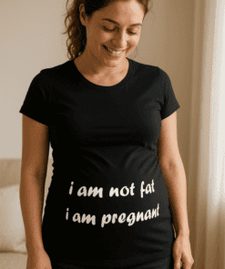 Schwangerschafts T-Shirt I am not fat