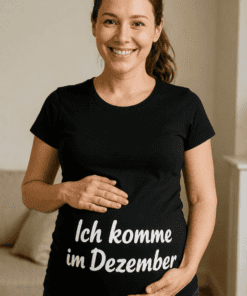 Schwangerschafts T-Shirt Ich komme im Dezember