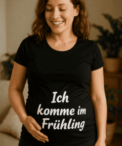 Schwangerschafts T-Shirt Ich komme im Frühling