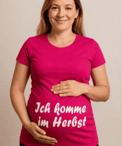 Schwangerschafts T-Shirt Ich komme im Herbst