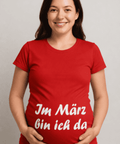 Schwangerschafts T-Shirt im März bin ich da
