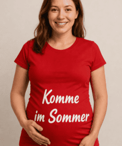 Schwangerschafts T-Shirt Komme im Sommer