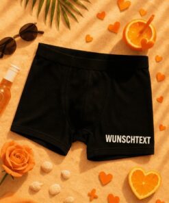 Lustige Boxershorts mit beliebigem Text
