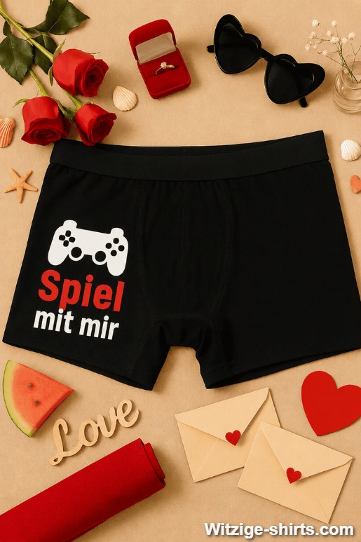 Lustige Herrenunterwäsche Spiel mit mir