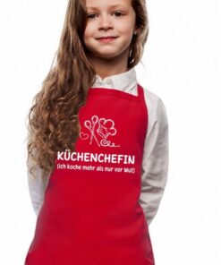 Lustige Kinderschürze Küchenchefin