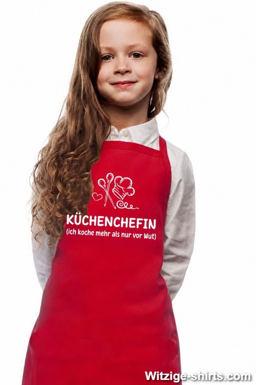 Lustige Kinderschürze Küchenchefin