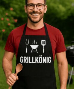 Lustige Schürze Grillkönig
