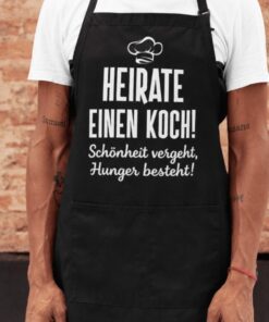 Lustige Schürze Heirate einen Koch