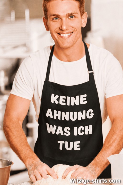 Lustige Schürze Keine Ahnung was ich tue