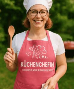 Lustige Schürze Küchenchefin ich koche vor Wut