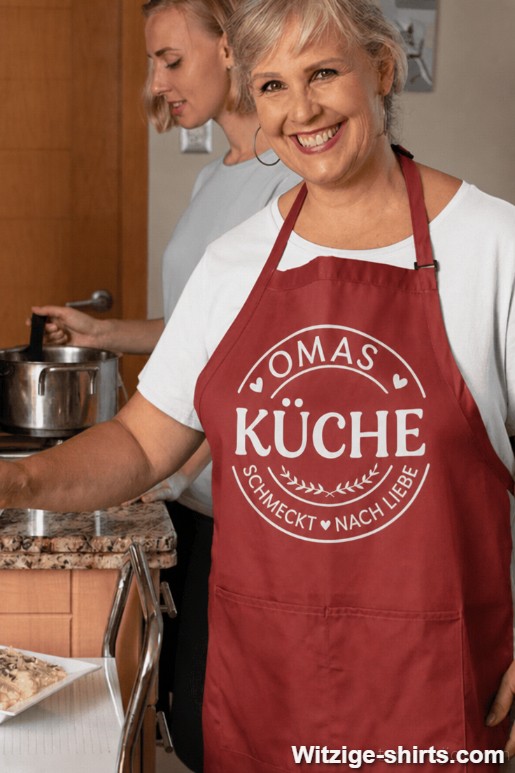 Lustige Schürze Omas Küche schmeckt nach Liebe