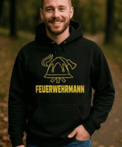 Lustiger Hoodie Feuerwehrmann Helm