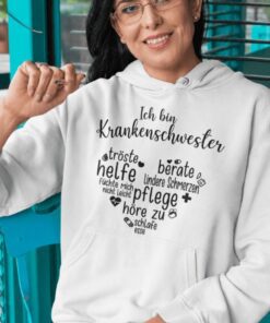 Lustiger Hoodie Ich bin Krankenschwester