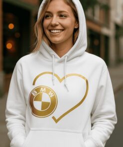 Lustiger Hoodie Ich liebe mit beliebiger Marke