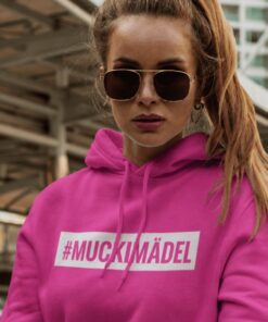 Lustiger Hoodie Muckimädel