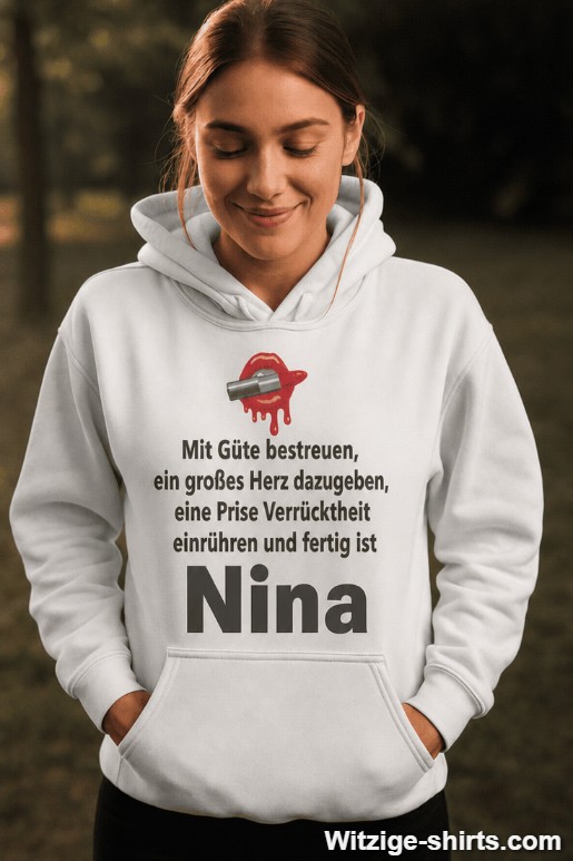 Lustiger Hoodie Rezept für Güte mit beliebigem Namen