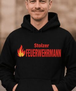 Lustiger Hoodie Stolzer Feuerwehrmann