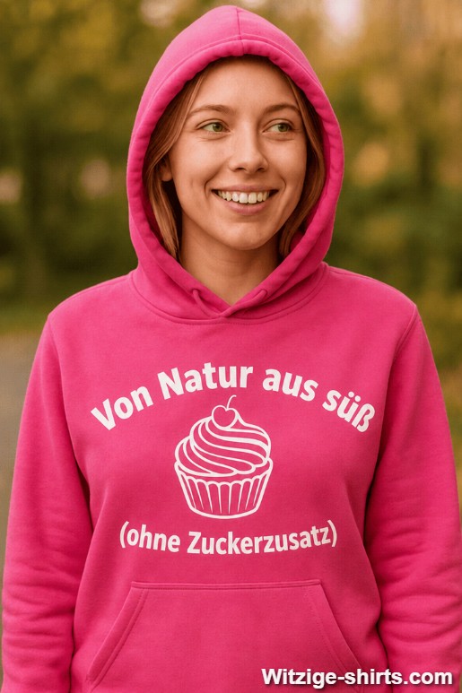 Lustiger Hoodie von Natur aus süß