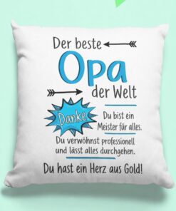 Lustiges Kissen Der beste Opa der Welt