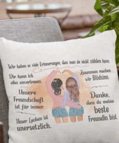 Lustiges Kissen für die beste Freundin