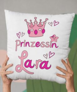Lustiges Kissen Prinzessin mit beliebigem Namen