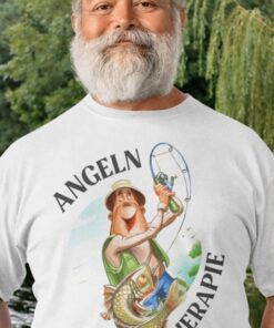 Lustiges T-Shirt Angeln ist Therapie