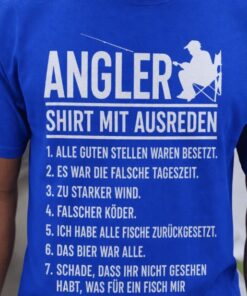 Lustiges T-Shirt Angler mit Ausreden